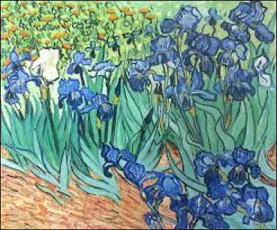 Qui a peint ce tableau intitulé "Iris" ?
