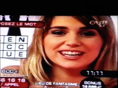 Sur quelle chane est-elle en ce moment (2010)