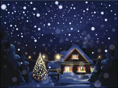 Le réveillon se termine, Mamy, par cette belle nuit, entonne une petite chanson de circonstance :