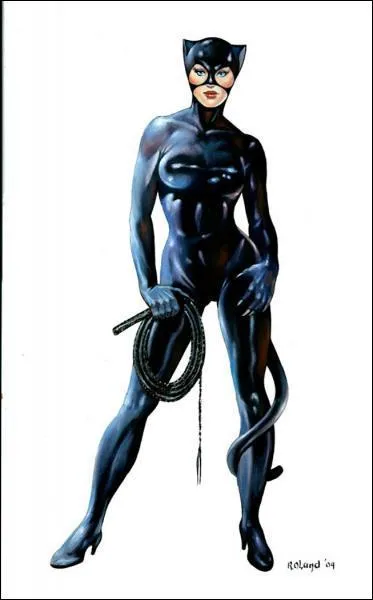 De quelle couleur est le costume classique de Cat-Woman ?