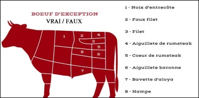Le faux-filet de buf est également désigné par le terme de contrefilet.
