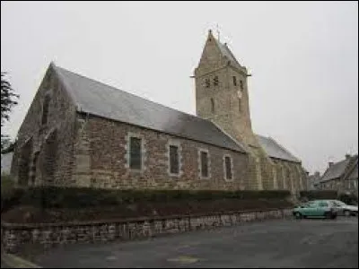 Vous avez sur cette image l'église Notre-Dame, à Hudimesnil. Village normand, dans l'aire d'attraction Granvillaise, il se situe dans le département ...