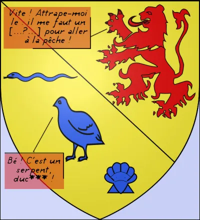 Un lion qui va à la pêche ? Ben oui... Il n'y a plus qu'à trouver son coin !