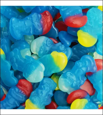 De quoi est fait cet océan de bonbons ?