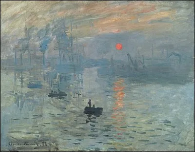 Ce 13 novembre, Claude Monet peint au Havre "impression, soleil levant" : c'était en ...