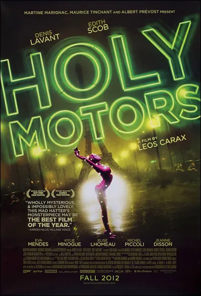 "Holy motors" est un long-métrage réalisé par Jean-Jacques Beineix.