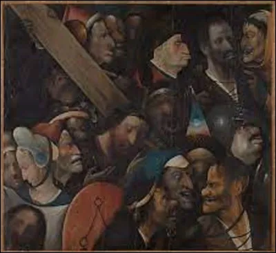 Huile sur panneau de bois, ''Le Portement de Croix'' est un tableau peint par un primitif flamand, entre 1515 et 1516. Quel artiste est l'auteur de cette peinture ?