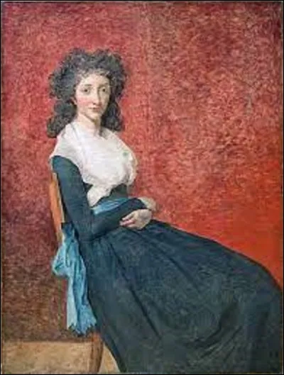 Et on clôt notre ballade en cherchant un néoclassique. Entre 1791 et 1794, quel peintre a réalisé cette toile intitulée ''Portrait de Madame Trudaine'' ?
