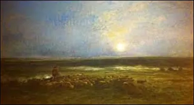 ''Lever de lune à Auvers'', appelée aussi ''Le Retour du troupeau'', est une huile sur toile datant de 1878. Quel membre de l'école de Barbizon a réalisé ce tableau ?