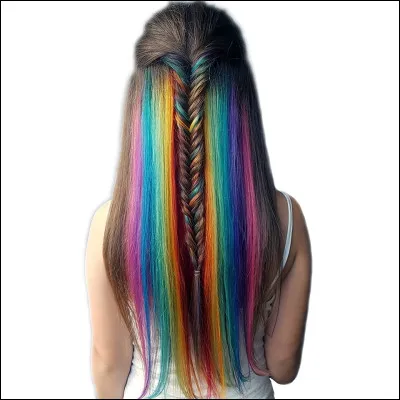 De quelle couleur aimerais-tu que tes cheveux soient ?