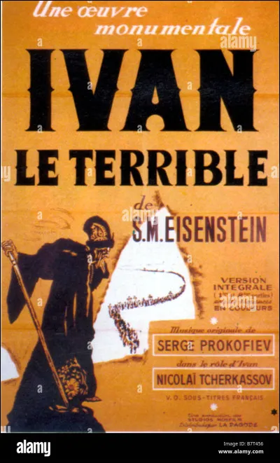 "Ivan le terrible" est un film réalisé par Sergueï Eisenstein.