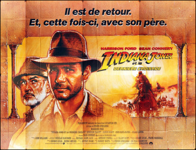 "Indiana Jones et la dernière croisade" est un film dans lequel joue Sean Connery.