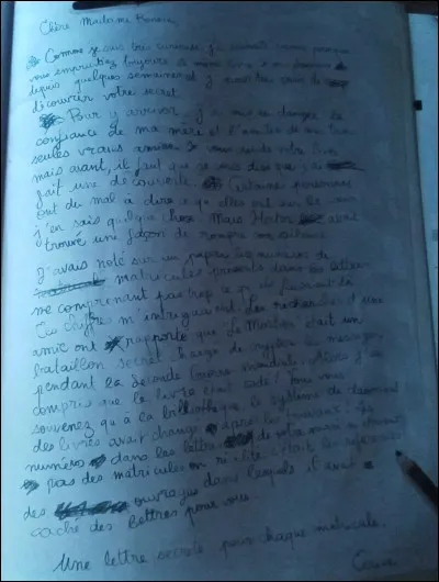 Qui a écrit cette lettre ?