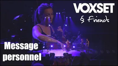 Dans une chanson, qui adresse un "Message personnel" ?