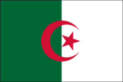 Le drapeau ci-dessus représente le plus grand pays du monde arabe, mais quel est son contour ?