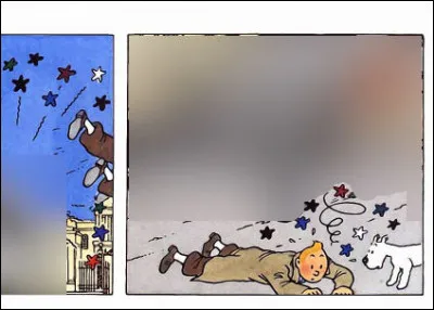 Coutumier du fait, Tintin se rue dans la rue. Mais il tombe sur un os : lequel ?