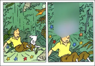 Z'avez remarqué lorsque Tintin prend l'avion ? Ça se termine souvent par un atterrissage forcé. Qu'est-ce qui vient à se ruer sur son occiput ?