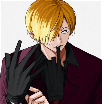 Que trouve-t-on sous la mèche de cheveux de Sanji ?