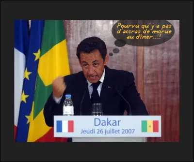 Nicolas Sarkozy > Cet ex - ayant depuis troqué Rolex contre bracelet - aurait peut-être dû arrêter de voyager, faire le Paris-Dakar... ou relire ses propres post-it. Par exemple !