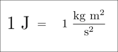 Quelle est cette unité de mesure de l'énergie, symbolisée par la lettre J ?