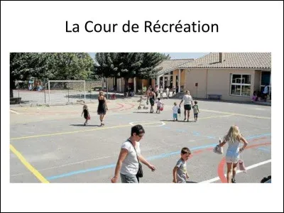 À l'école (collège, lycée et tout ça), que fais-tu en récréation ?