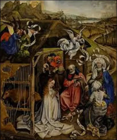 Entre 1420 et 1426, quel primitif flamand a réalisé ce tableau intitulé ''La Nativité'' ?