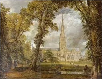 Parmi ces trois romantiques anglais, lequel a réalisé, en 1823, cette huile sur toile nommée ''Cathédrale de Salisbury depuis le terrain de l'évêque'' ?