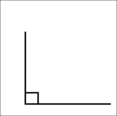 Un angle à ... degrés est un angle droit.