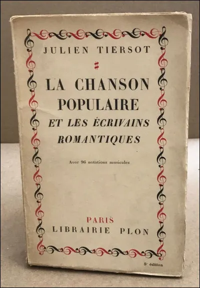 Qui est le chanteur du titre "Chanson populaire" ?