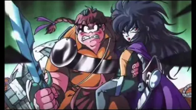 Qui est le personnage qui tient le sabre ?