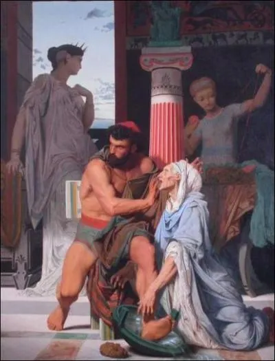 Grce  quoi Eurycle, la vieille nourrice d'Ulysse, reconnut-elle son ancien matre lorsqu'il revint  Ithaque ?