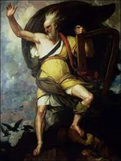 Huile sur panneau de chêne, ''Le Barde'' est un tableau néoclassique. Quel artiste a réalisé cette peinture, en 1778 ?