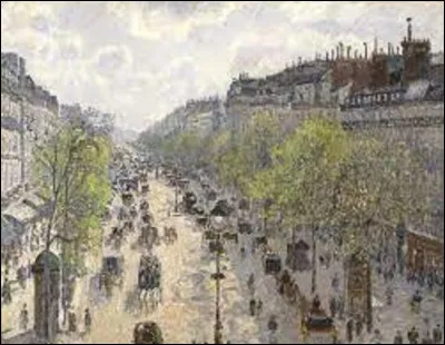 De ces trois impressionnistes, lequel a exécuté, en 1897, cette huile sur toile intitulée ''Le Boulevard de Montmartre, matinée de printemps'' ?