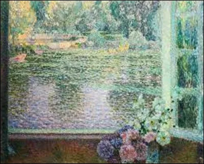 Lequel de ces trois postimpressionnistes, a exécuté ce tableau nommé ''La Fenêtre sur la rivière'', en 1908 ?