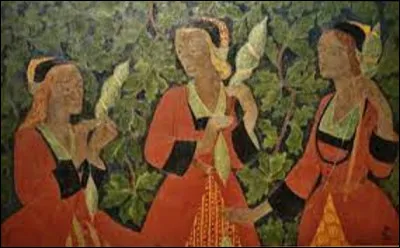 En 1918, quel nabi a exécuté cette toile intitulée ''Les Trois Fileuses'' ?