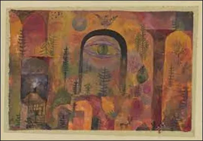 En 1918, quel artiste a exécuté cette toile nommée ''Avec l'aigle'' ?