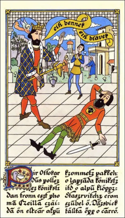 Mais revenons à nos boîtes ! Certains historiens feraient remonter cette tradition au XIIIe s. et au roi Venceslas 1er le Borgne, qui soulagea la misère du peuple. Ce monarque était le fils du non moins légendaire ... [Complétez !]
