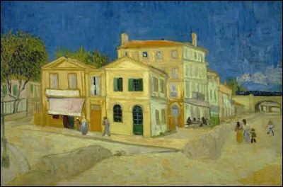 Quel est le titre de ce tableau de van Gogh représentant une maison arlésienne dans laquelle il a vécu ?