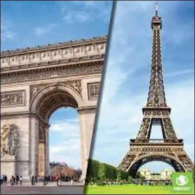 La tour Eiffel est-elle plus ou moins haute que l'Arc de Triomphe ?