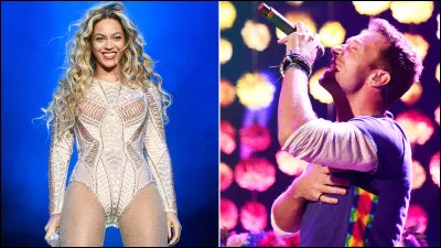 Quel groupe interprétait "Hymn for the weekend" ?