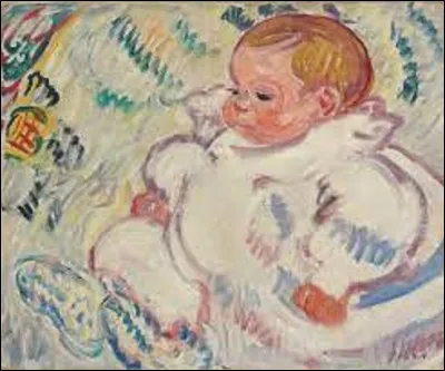 On cherche maintenant un fauviste. De ces trois artistes de ce mouvement pictural, lequel a exécuté, en 1908, ce tableau nommé ''Le Bébé'' ?