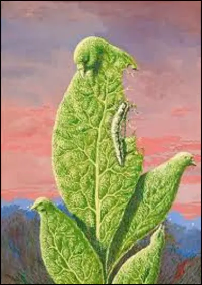 En 1946, quel surréaliste a réalisé cette gouache intitulée ''Larmes de chlorophylle'' ?