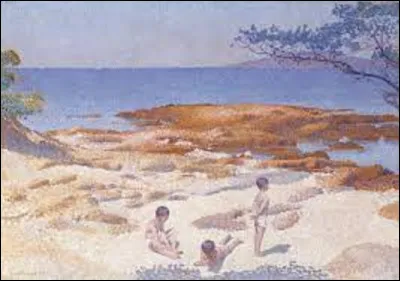Entre 1891 et 1892, quel pointilliste a exécuté cette toile nommée ''Plage de Baigne-Cul'' ?