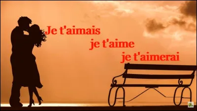 "Je t'aimais, je t'aime et je t'aimerai" est une chanson de ...