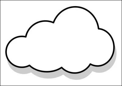 Aujourd'hui, Charlie a colorié trois nuages. Cependant, il décide d'en rayer un. Combien Charlie a-t-il colorié de nuages aujourd'hui ?