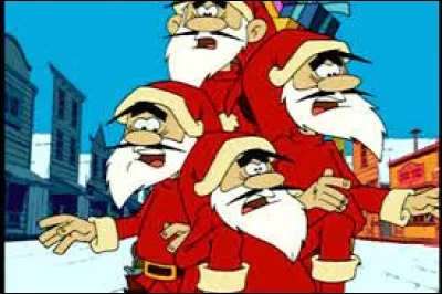 Qui se cachent derrière ces pères Noël ?
