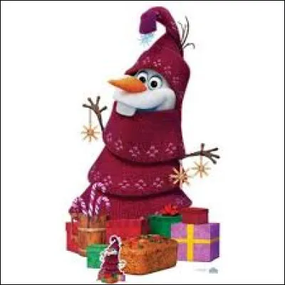 Retrouvez le nom de ce bonhomme de neige joyeux et optimiste, doté d'un grand c&oelig;ur et d'une fascination pour l'été ?