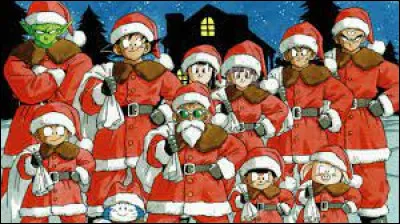Les célèbres personnages du manga d'Akira Toryama fêtent Noël !