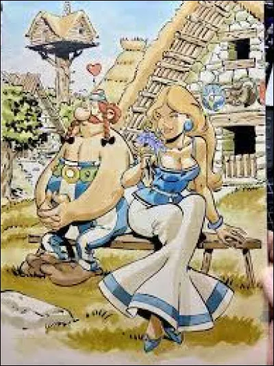 À qui, depuis toujours notre ami Obélix (illustré ici par Félix Meynet) souhaiterait-il plaire ?