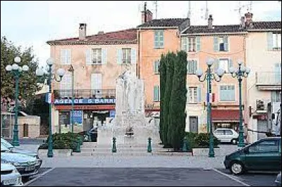 Cette commune du d&eacute;partement du Var, peupl&eacute;e de 9 400, travers&eacute;e par l'Argens, c'est ...